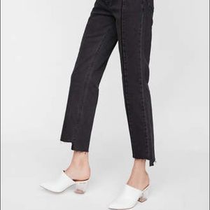 Express Black Straight Leg Jean